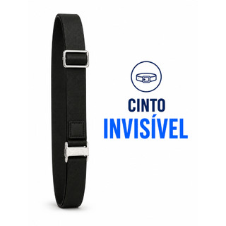 Cinto Invisível Sem Fivela Elástico Preguiçoso  Para Homens E Mulheres Ajustável