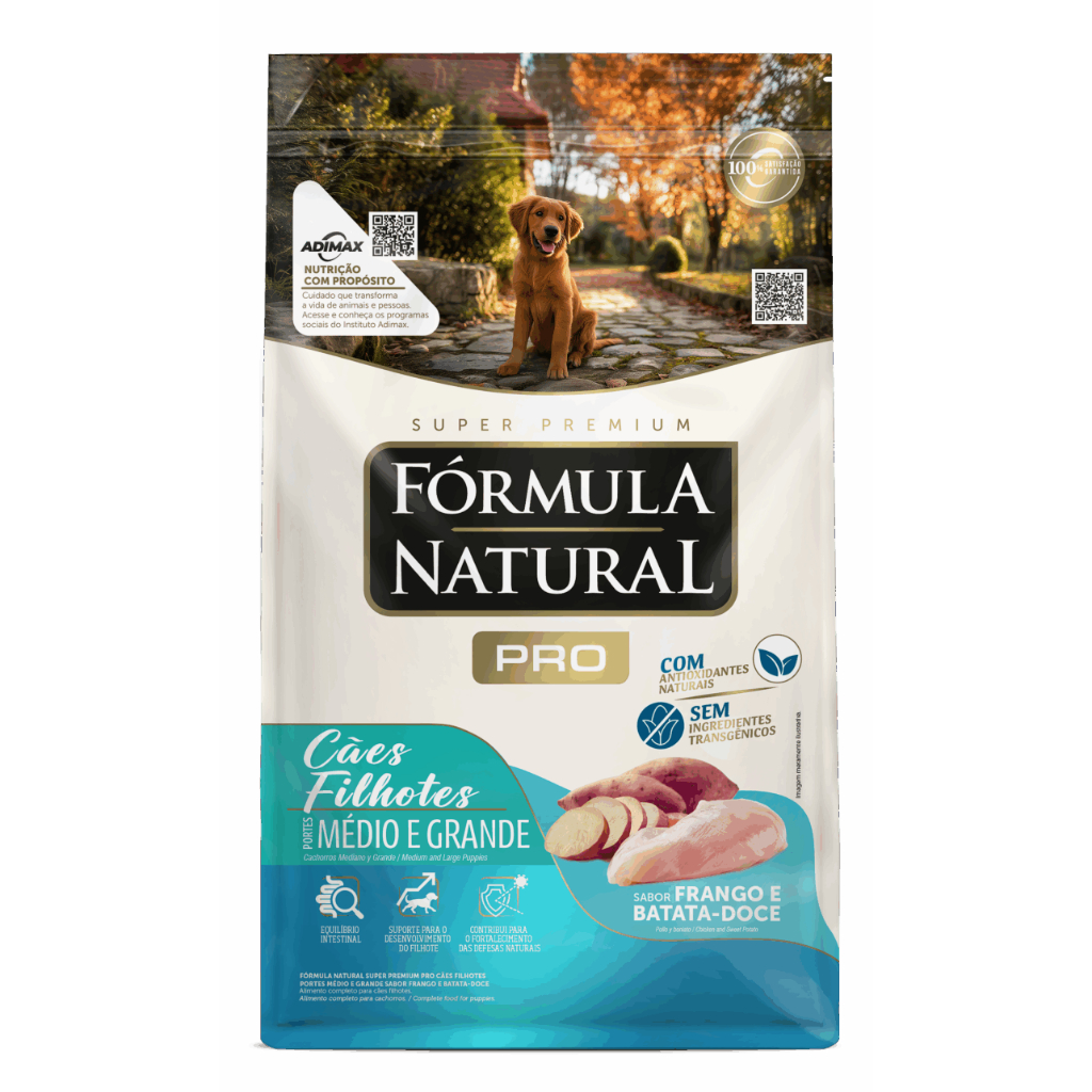 Ração Fórmula Natural Pro Cães Filhotes Raças Médias e Grandes ? 15kg