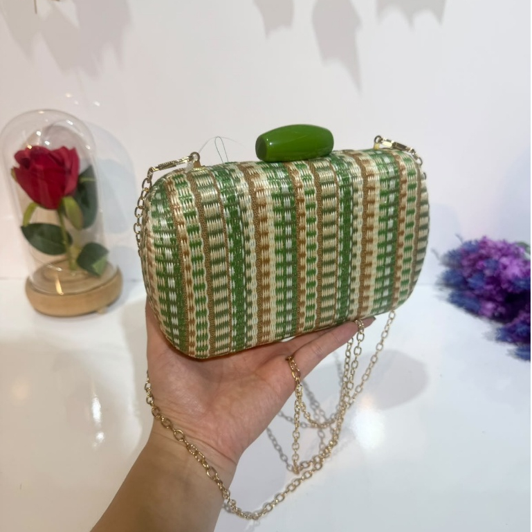 Promoção bolsa clutch casamento Casament bolsa com brilho de festa Carteira Feminina Com Glitter