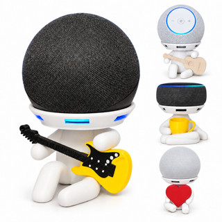 Suporte Alexa Echo Dot 3, 4 e 5, Echo Max e Pop. Coleção Robert Decor Multiuso Decoração Presente