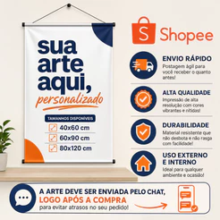 🎉 Banner Personalizado em Lona — Festa, Loja & Eventos 💯