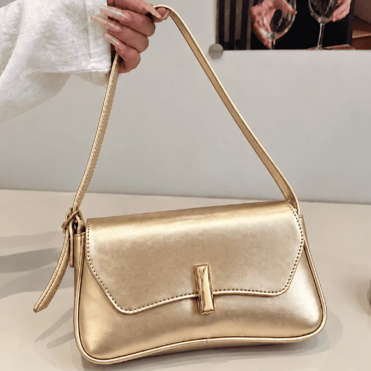 Bolsa Transversal Feminina Meia Lua Marrom — imagem 1
