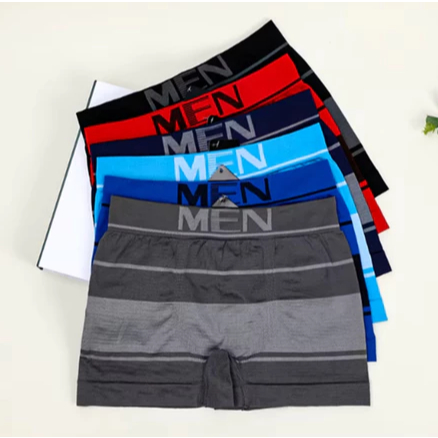 Kit 2 4 6 Cuecas Boxer Masculina Microfibra Sem Costura Confortável Adulto