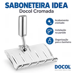 Saboneteira Idea Acessórios Docol Cromada