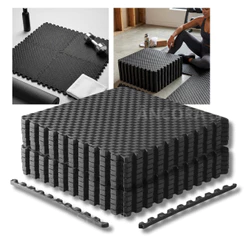 Tapete para Academia de Crossfit Yoga Boxe Artes Marciais Tatame de Pilates EVA 50cm x 50cm x 1cm