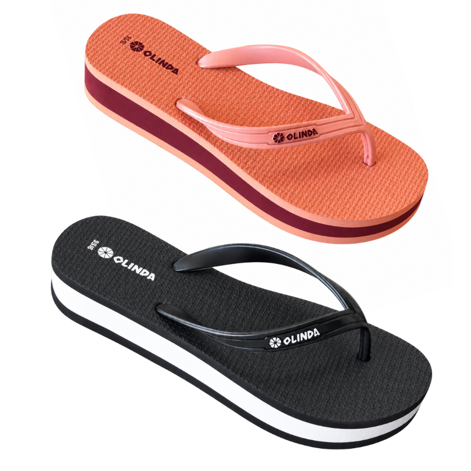 Chinelo Anabela Olinda EVA Feminino Leve Confortável