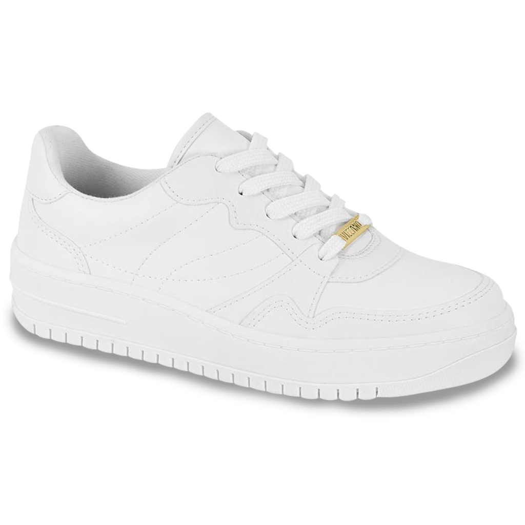 Tênis Vizzano Feminino Casual Plataforma Tênis Leve Macio acolchoado Ultra Conforto Couro Sintético