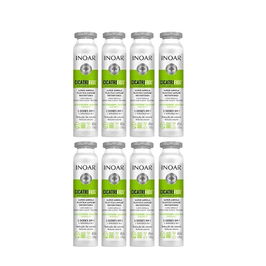 Inoar Kit Cicatrifios 8 Ampolas 45ml