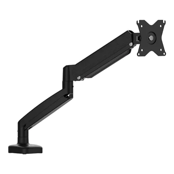 Suporte Para Monitores Articulado De Mesa Pistão A Gás Giant Preto Com Pintura Eletrostástica