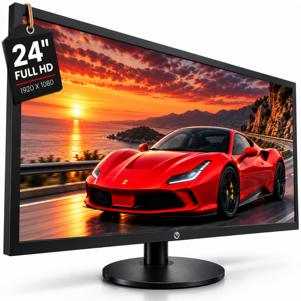 Monitor 24 23 20 17 15.4 Polegadas Full HD HD 75Hz HDMI VGA Widescreen VESA
