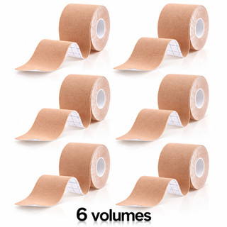KIT 6 Pcs Sutiã Rolo Adesivo Levanta Peito Seio Fita Boob Up Invisível-GUI ANA