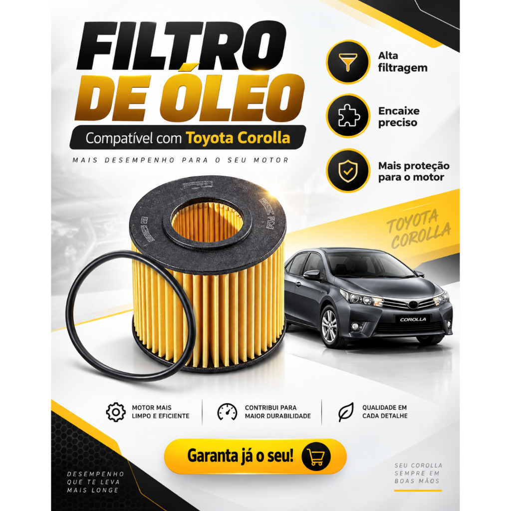 Filtro De Óleo Refil Toyota Corolla 2.0 2010 1.8> LE103