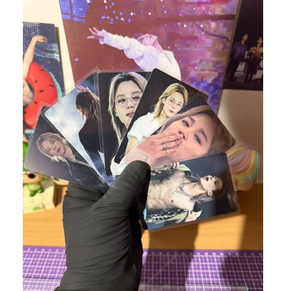 KIT 6 PHOTOCARDS FANMADES FOTO FRENTE E VERSO JIKOOK - ALTA QUALIDADE