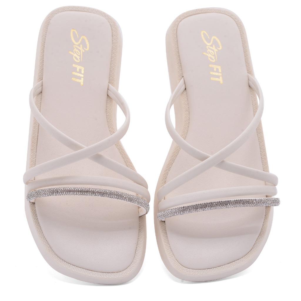 Sandália Rasteirinha Feminina Elegante Confortável Casual Antiderrapante Papete Envio Imediato