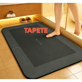 Tapete de Banheiro Antiderrapante Absorvente Secagem Rápida Macio Para Box Lavabo Quarto