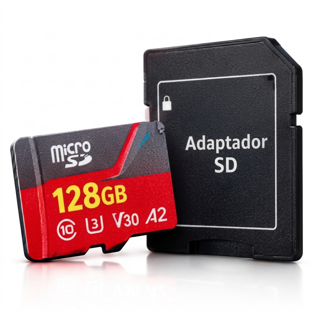 Cartão de Memória Micro SD 128GB – Alta Velocidade, Mais Espaço para Suas Fotos e Vídeos!