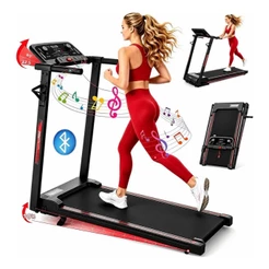 Esteira Profissional Monitor Cardíaco e Super Silenciosa ErgoméTrica EléTrica 3.0hp DobráVel Com Bluetooth 14km/h Capaci