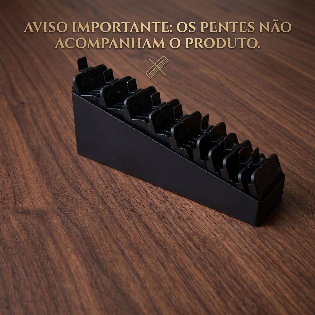 Suporte Organizador Porta Pentes Máquina De Cortar Cabelo Barbearia Bancada Profissional Universal