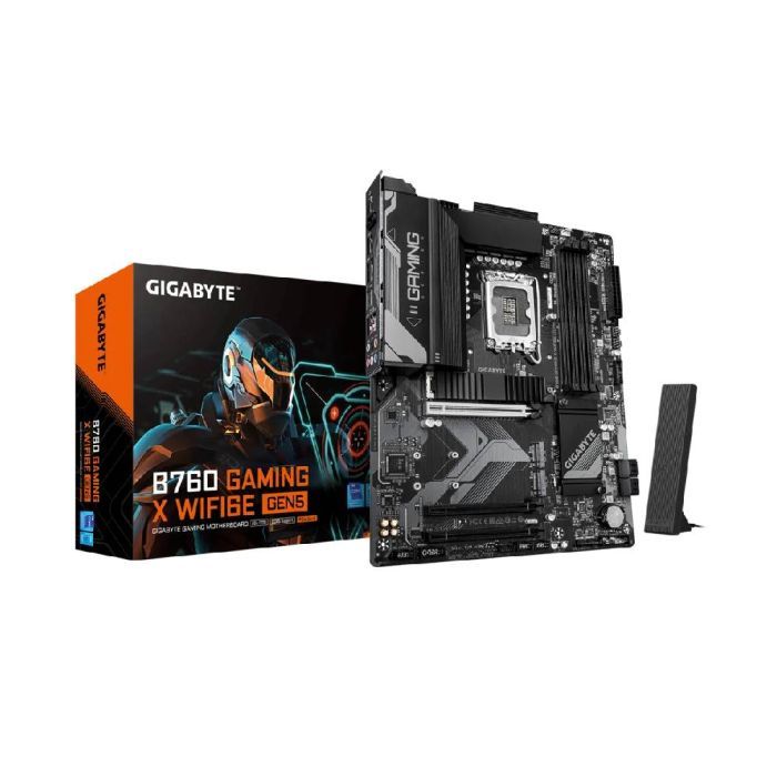 Placa Mãe Gigabyte B760 Gaming X WIFI6E GEN5 LGA 1700 4xDDR5 Chipset Intel B760 ATX