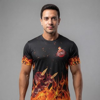 Camiseta Dry Fit Personalizada Com Sua Logo Uniforme Para Empresa Evento Academia Logomarca Estampa