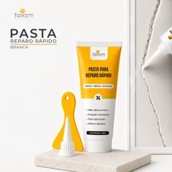 Pasta Para Reparo Rápido 250g Favcom – Massa Para Consertos e Pequenos Reparos