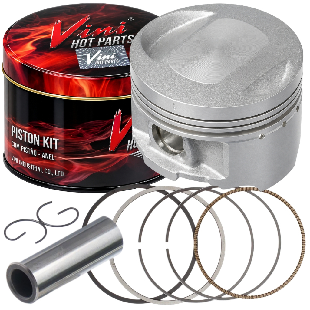 Kit Pistao E Aneis Titan 2003-2004 Fan 125 Ate 2008 4mm