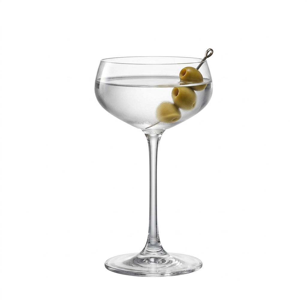 Taça para Martini Iduna 300ml Cristal Ecológico Lyor para Bar Coquetel Drinks Mesa Posta Decoração Sala Presente Prático