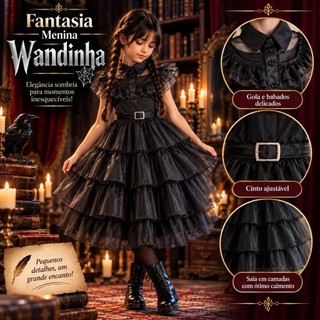 Fantasia Wandinha – Halloween e Festas à Fantasia, Eventos E Festas Cosplay