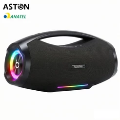 Caixa de Som Sem Fio Basike Ba-MD337A 160W Bluetooth 5.4 RGB Bateria 10000mAh TWS IPX6