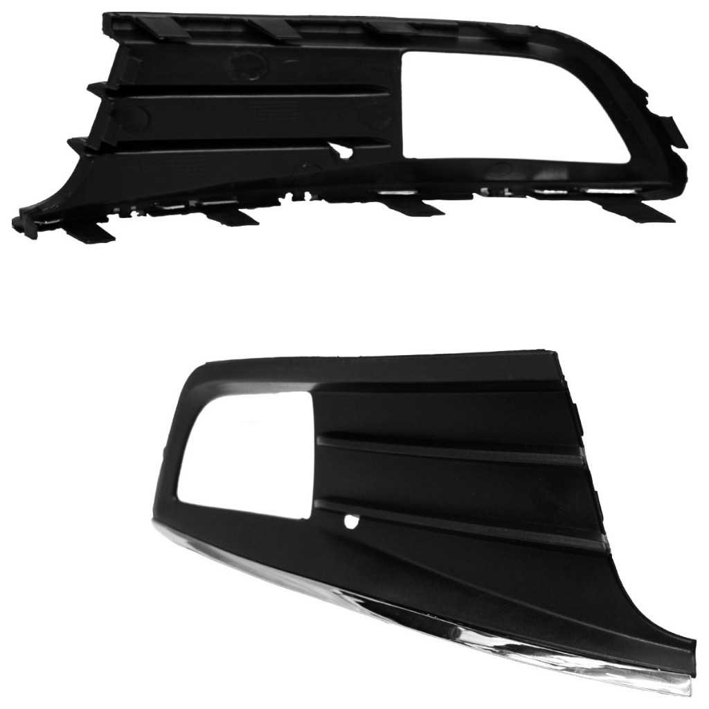 Moldura Grade Milha Gol G6 2012 2013 2014 2015 2016 Com Furo Com Friso · foto 2