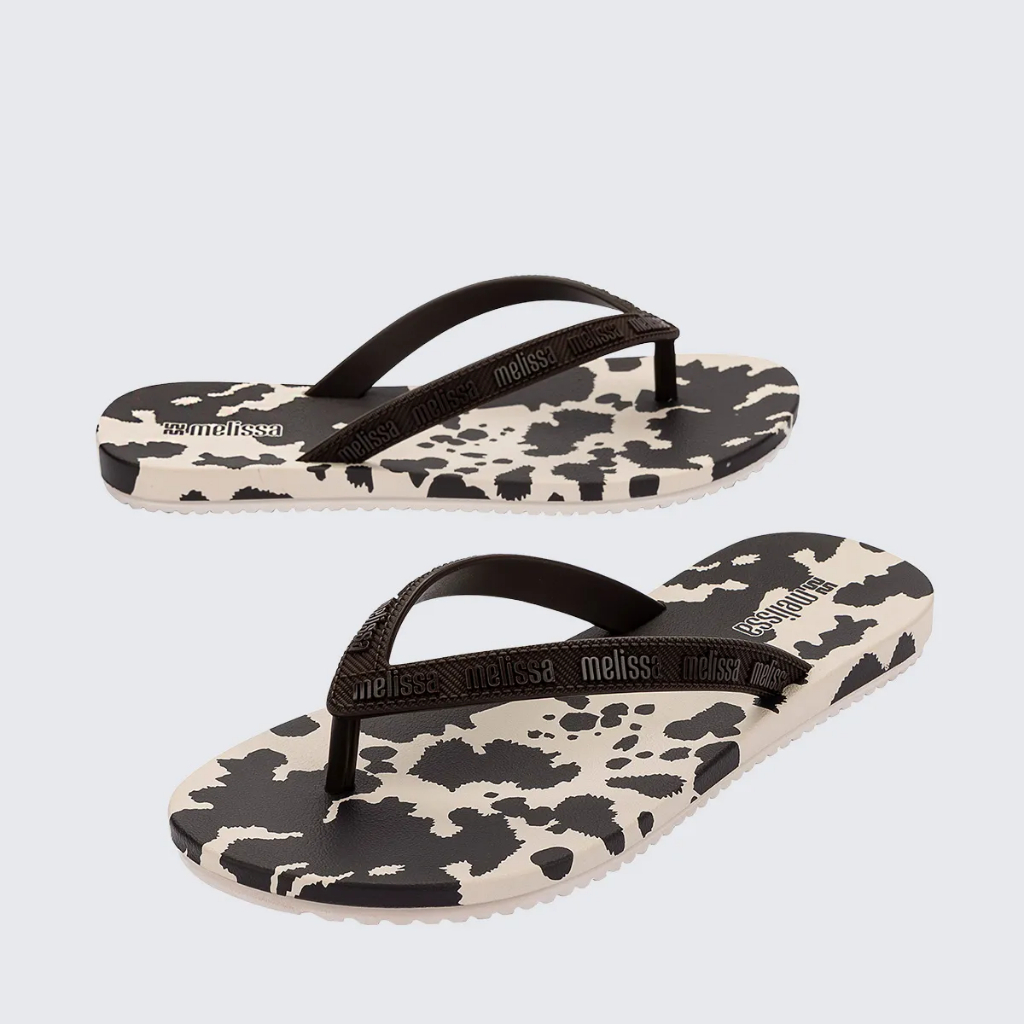 Chinelo Feminino Melissa Flop Flop M-Lover Print Confortavel Praia Original