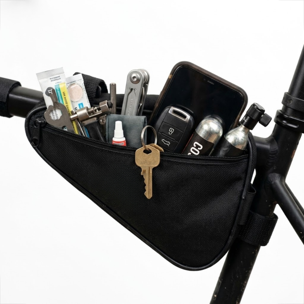 Bolsa Quadro Bike Maleta Acessórios Celular Ferramentas Estojo Acessórios Ciclismo Passeio Treino