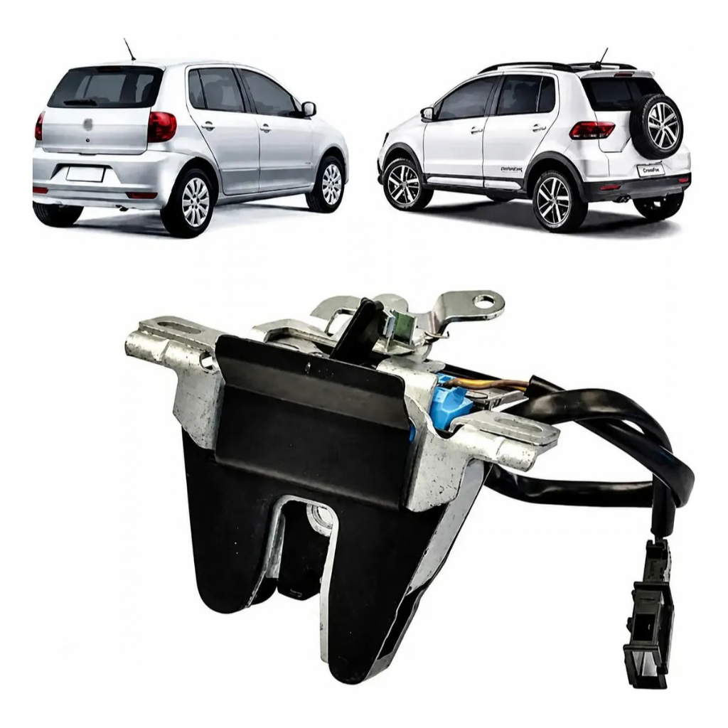 Fechadura Elétrica Tranca Tampa Traseira Malas Com Micro Switch Fox após 2009 e CrossFox 2009 a 2014