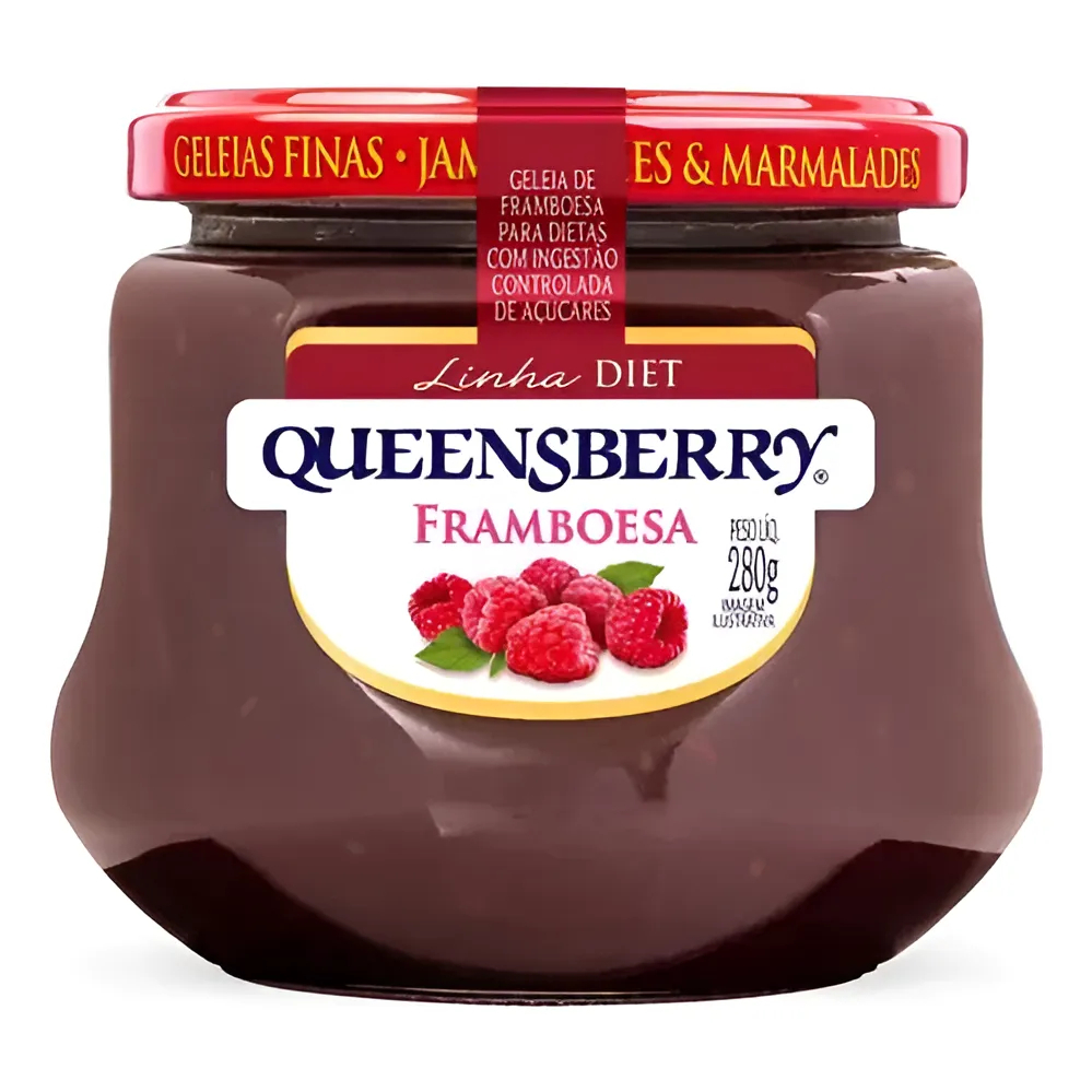 Geleia de Framboesa Queensberry Diet 280g
