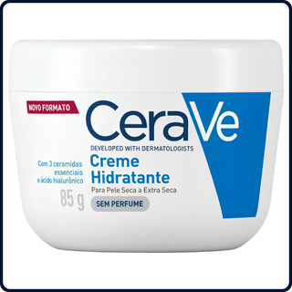 Creme Hidratante Sem Perfume para Pele Seca a Extra Seca CeraVe 85g