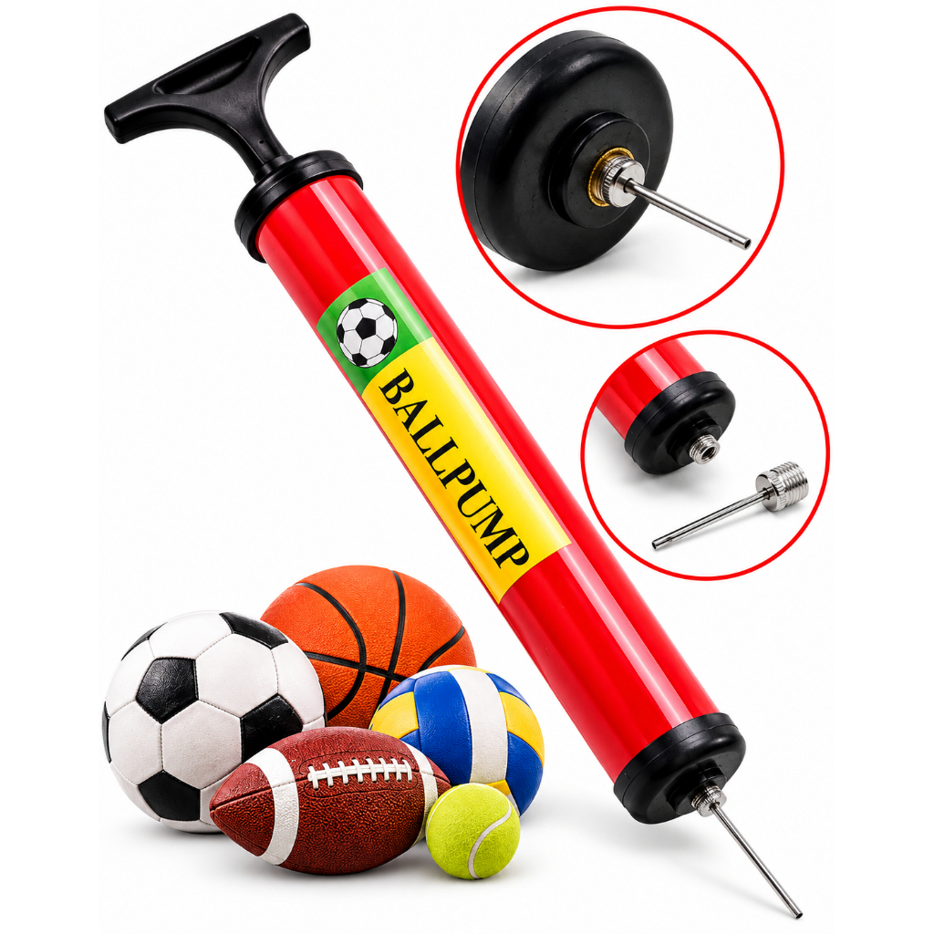 Bomba De Ar Manual Para Encher Bola Futebol ,Vôlei ,Basquete com bico Pronta Entrega