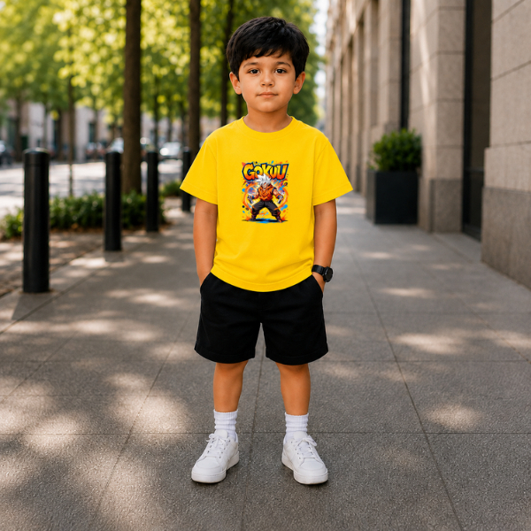 Conjunto Infantil Masculino Camiseta Naruto + Short Moletinho