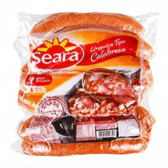 LINGUIÇA CALABRESA SEARA DEFUMADA PACOTE COM 2,5KG