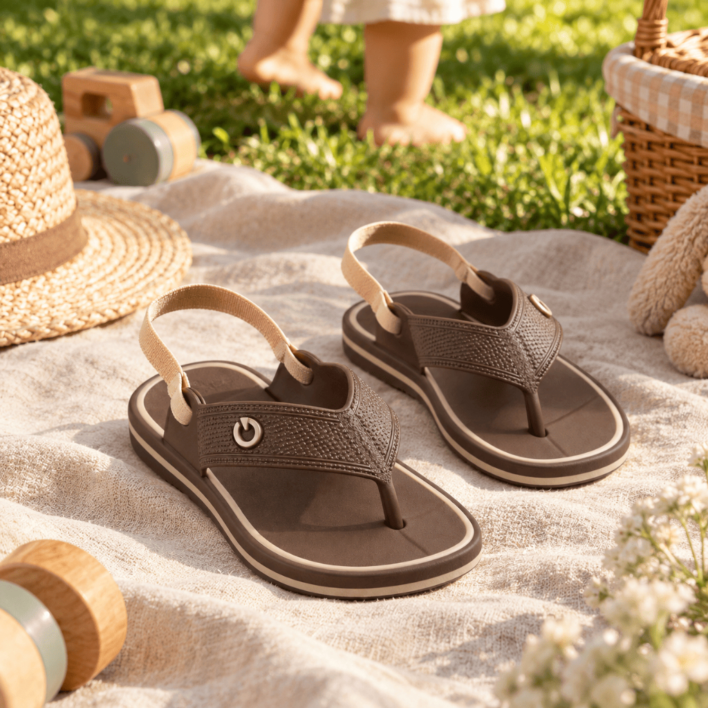 Sandália Baby Infantil Cart Chinelo com Elástico 19 ao 24 Super Confortável Leve Antiderrapante Macio Casual Dia a Dia