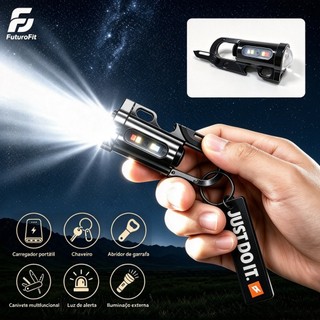 Lanterna mini portátil externa super brilhante