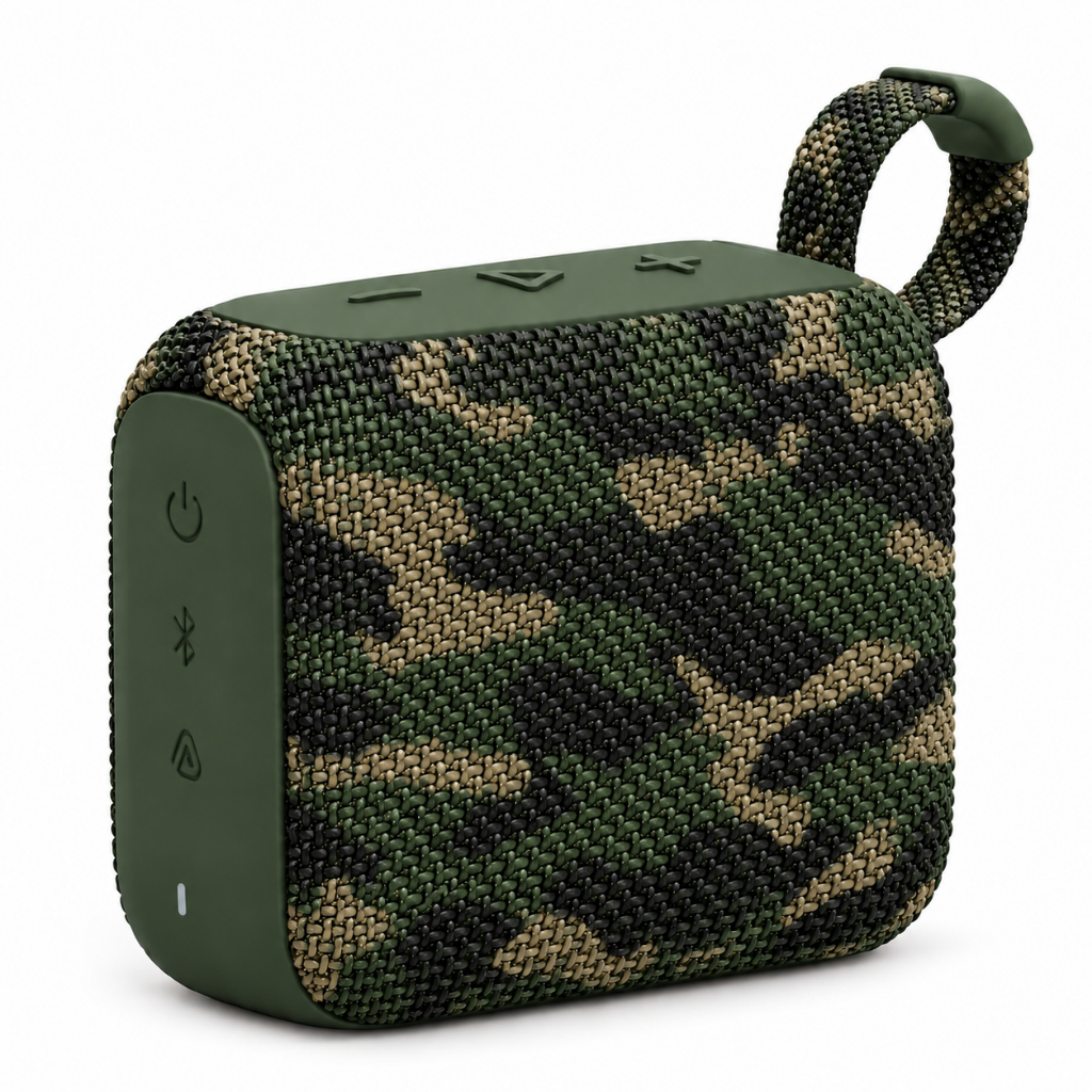 Caixa de som Bluetooth com Led Pen drive Radio FM TWS Resistente a água e poeira