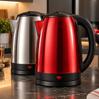 Chaleira Elétrica 127v Inox Bule Jarra 2L Ferve Água Rápido Automatica Café Chá Leite Com Tampa