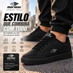 Tênis Mormaii Urban Free Original Masculino Leve Estiloso e Confortável