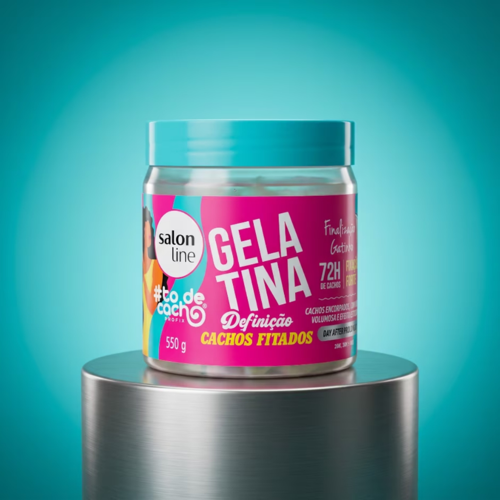 GELATINA SALON LINE DEFINIÇÃO CACHOS FITADOS 550G — imagem 2 de 2