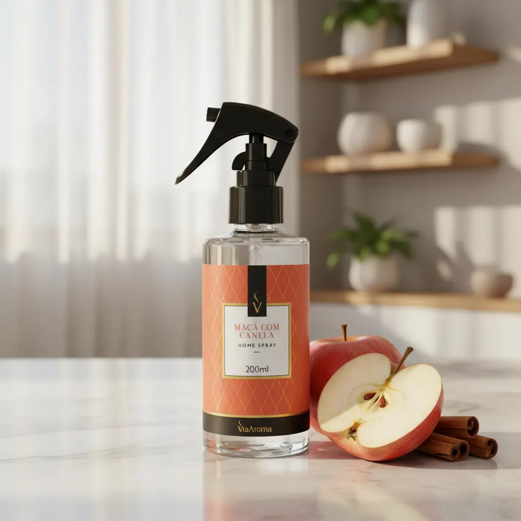 Home Spray Maçã com Canela 200ml Via Aroma Aromatizador de Ambiente — imagem 2 de 2