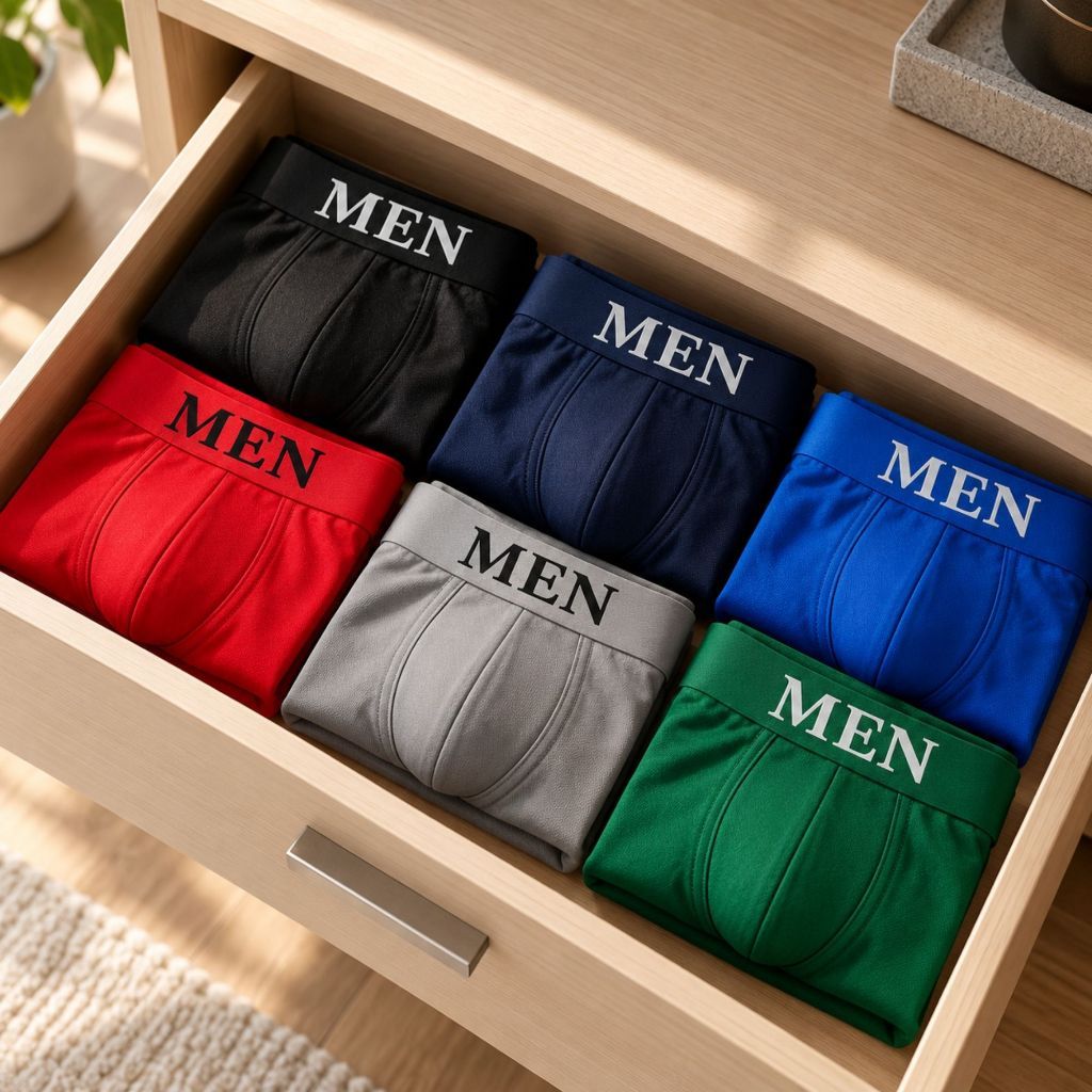 Kit 10 Cueca Box Masculina Sem Costura Microfibra Macia Confortável Adulto