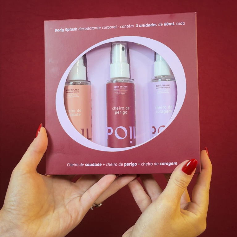 Kit 3 Mini Body Splashes Femininos Perfume Corporal Fragrâncias 60ml Spoiler · foto 2