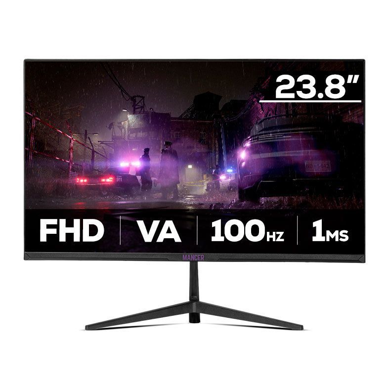 Monitor Gamer Mancer Horizon Z3B, 23.8 Pol, VA, FHD, 1ms, 100Hz, HDMI/VGA, MCR-HZ3BN24-BL2