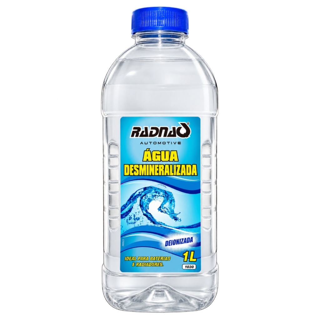 Água Desmineralizada Radiador Bateria Deionizada 1 Litro