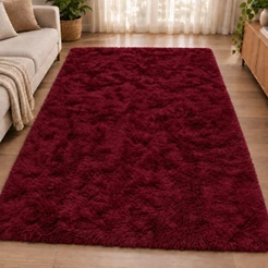 Tapete Sala 2,00 x 2,50 / 2,00 x 1,50 / 1,00 x 1,50 / 2,00 x 0,60 / 1,00 x 0,60 Peludo 4 Cm De Altura Shaggy Promoção